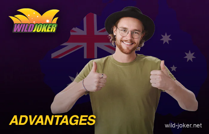 Benefits for Australian players at Wild Joker Casino