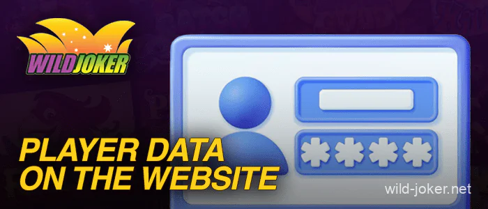 Data and player activity on the Wild Joker Casino website