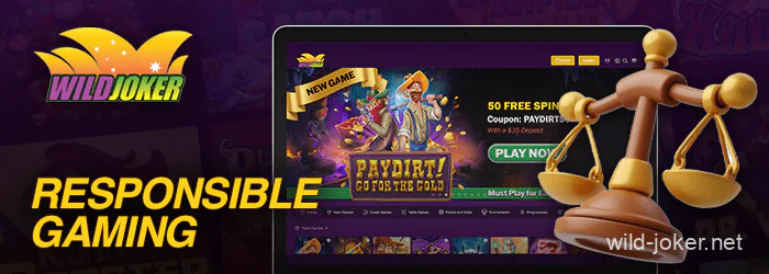 Principles of responsible gambling at Wild Joker Casino